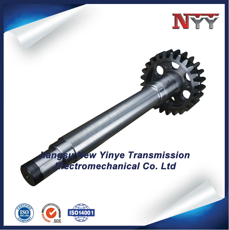 Metallurgical machinery spur gear shaft